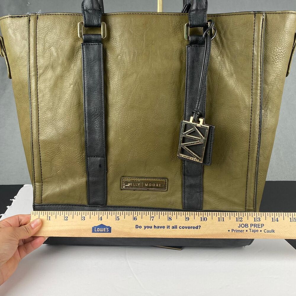 Kelly Moore Women's Large green Bag Monroe Bag Moss Leather - Picture 4 of 16